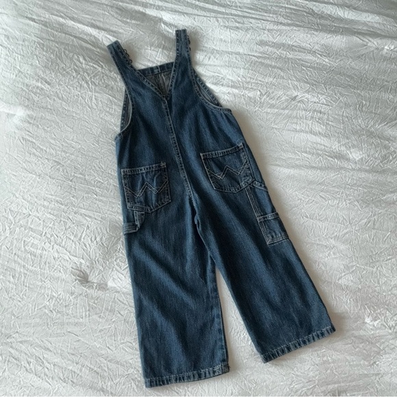Kids Wrangler Denim Overalls - Picture 6 of 6